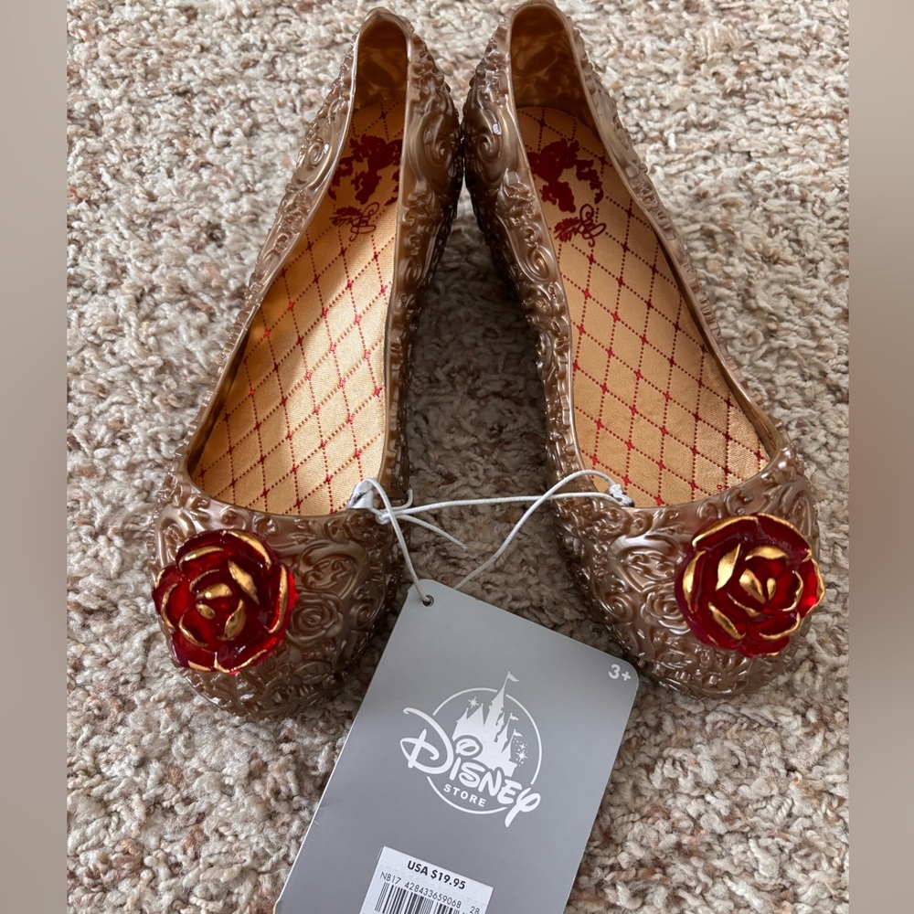 Belle Disney’s Beauty and the Beast Children’s costume shoes size 11/12